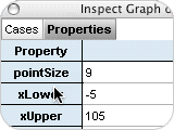 Inspectors for Collections, Graphs, and Sliders Legend Attributes